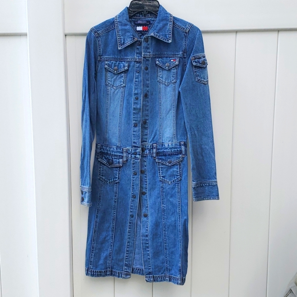 Tommy Hilfiger denim Jean dress sz 0 xs